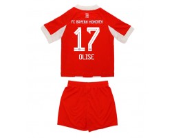 Bayern Munich Michael Olise #17 Primera Equipación Niños 2025-26 Manga Corta (+ Pantalones cortos)